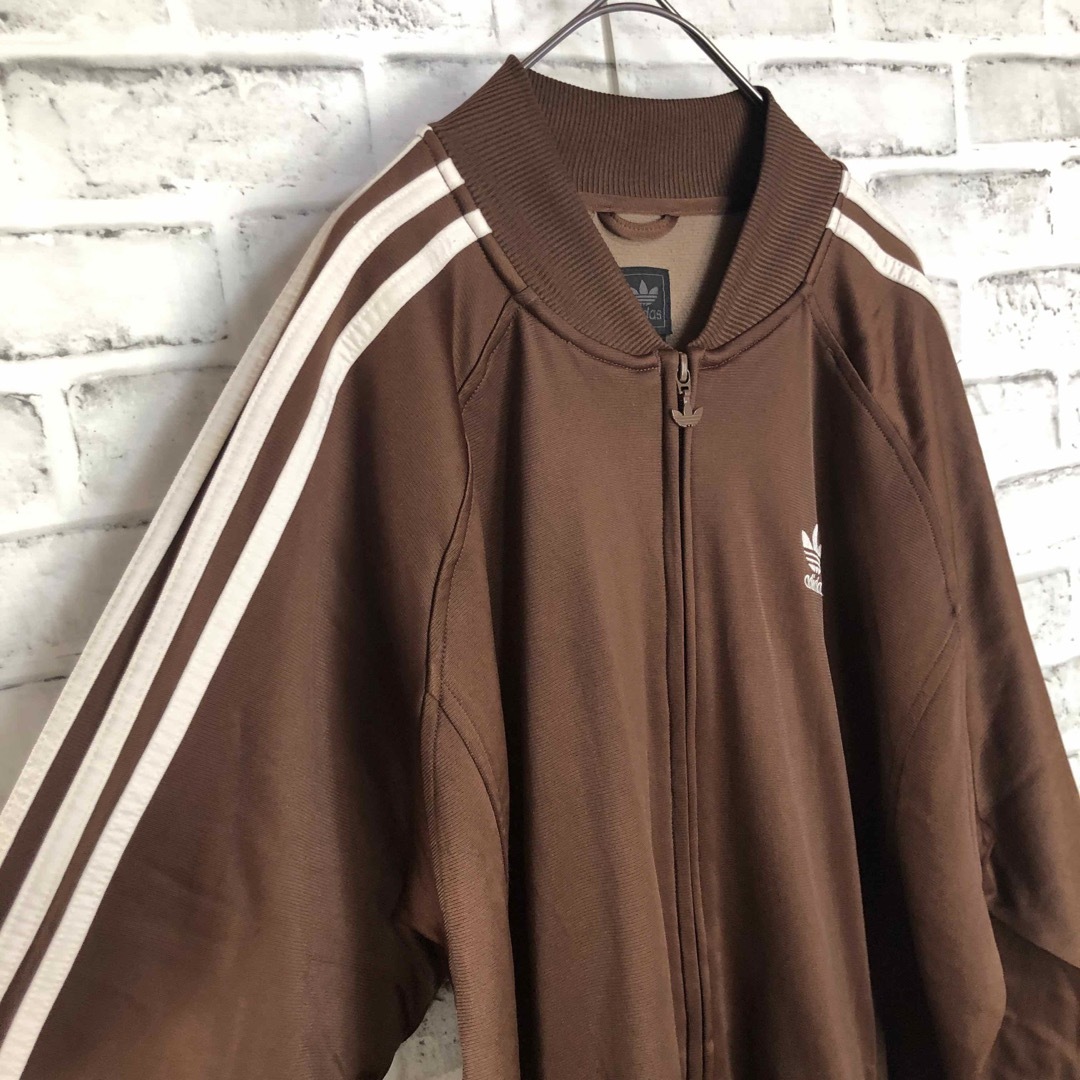 adidas Originals - 希少3XLブラウン⭐️90s adidasトラックジャケット