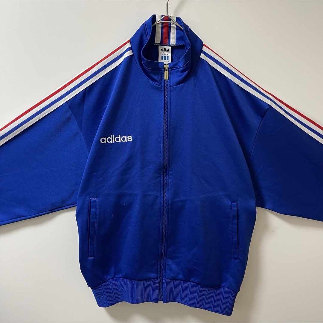 adidas - XL 90s】アディダス古着トラックジャケット刺繍ジャージ