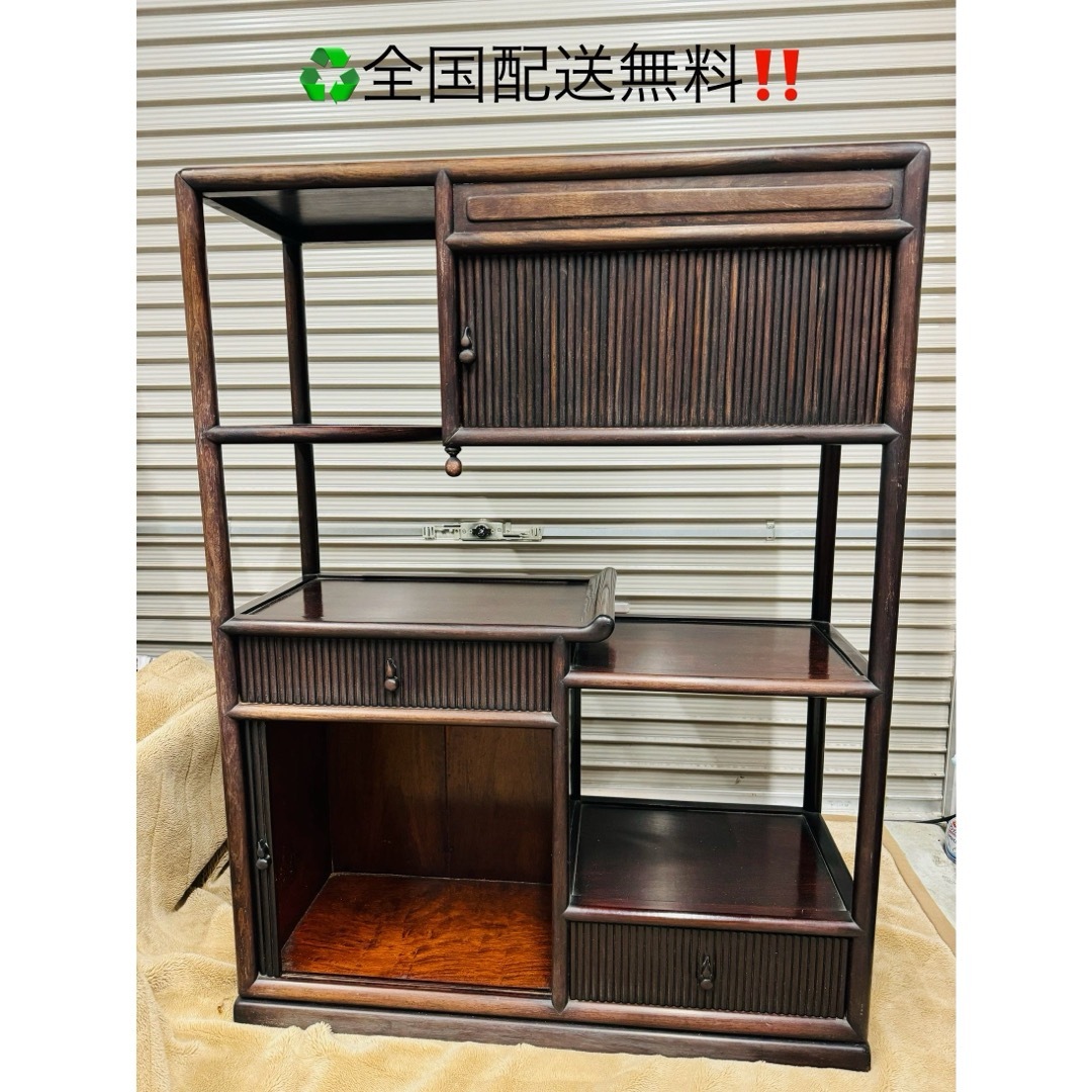 ご購入前コメント必須※全国配送無料！民藝家具 飾り棚 和風 昭和レトロ