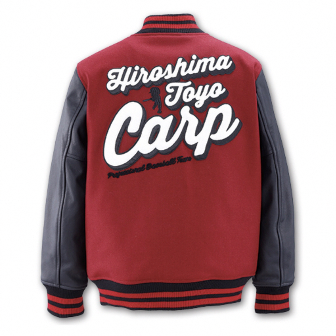広島東洋カープ - 広島東洋カープ 本革スタジアムジャンパー XLサイズ