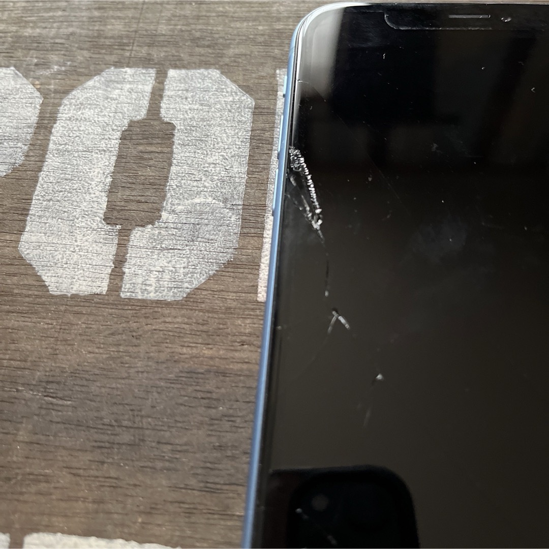 ☆iPhone XR☆ Blue 128GB SIMフリー ジャンク扱いの通販 by ポンさん