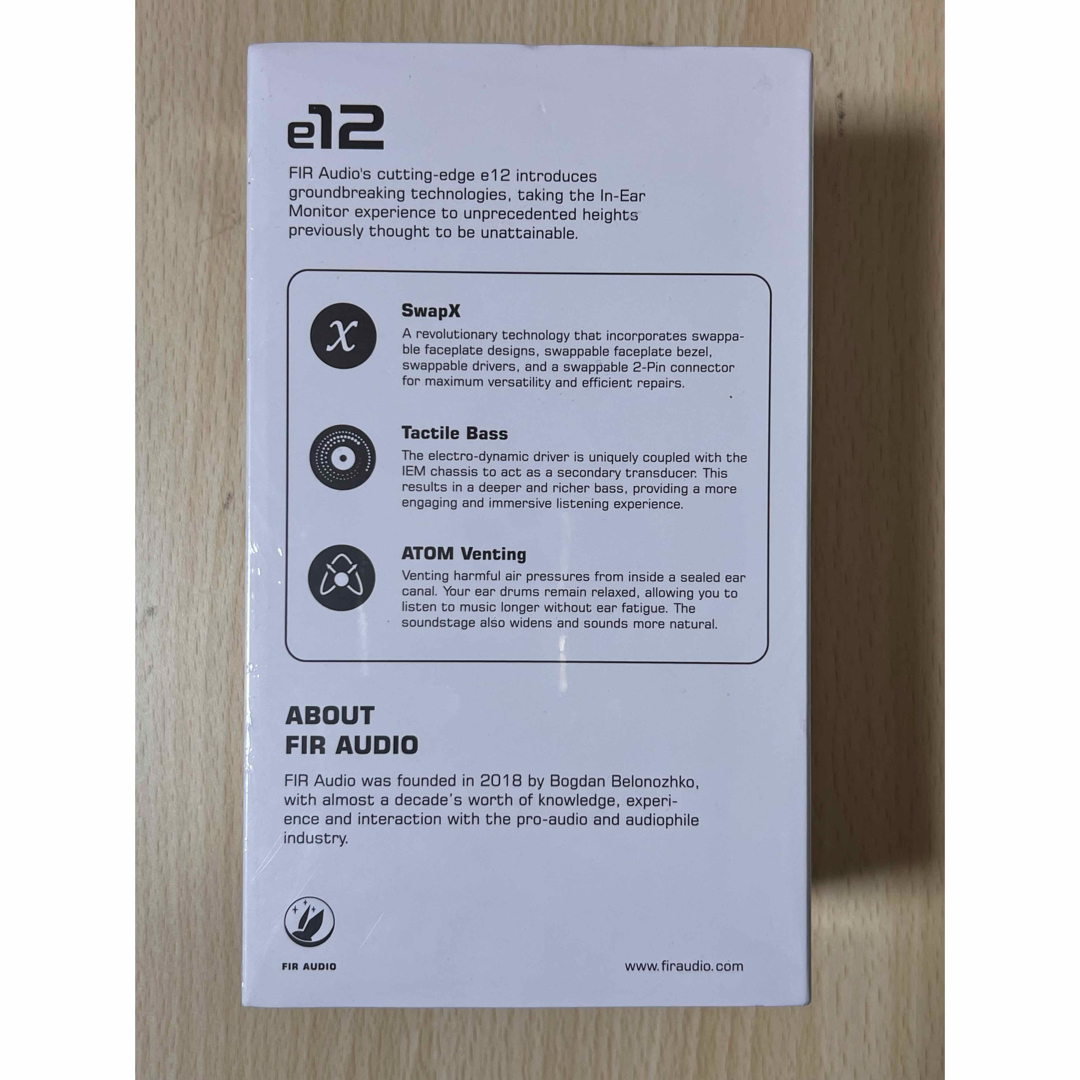 並行新品 FIR AUDIO e12 送料無料 代行保証1年の通販 by pigo's shop