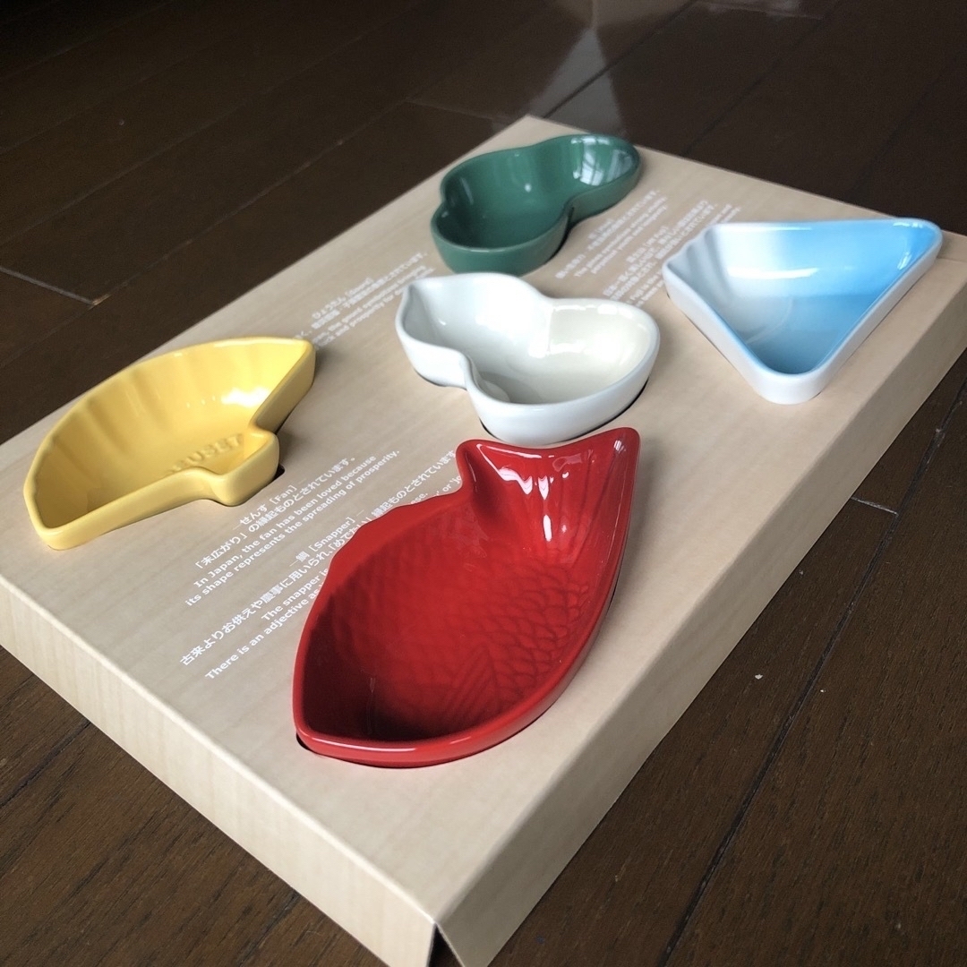 LE CREUSET - ル・クルーゼ ミニ・ディッシュ 5枚セット ラッキー