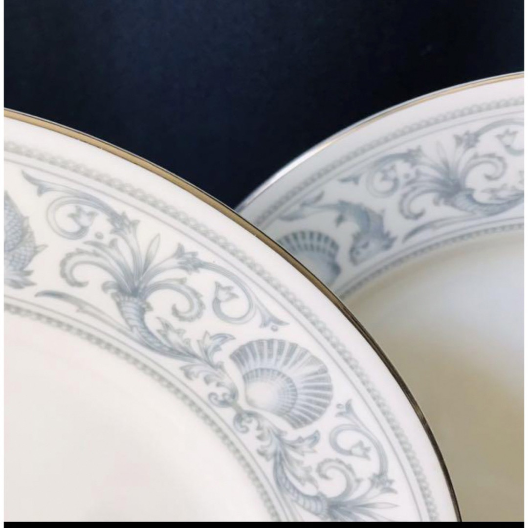 WEDGWOOD - ウェッジウッド ドルフィンホワイト 20.5cmプレート 6枚の