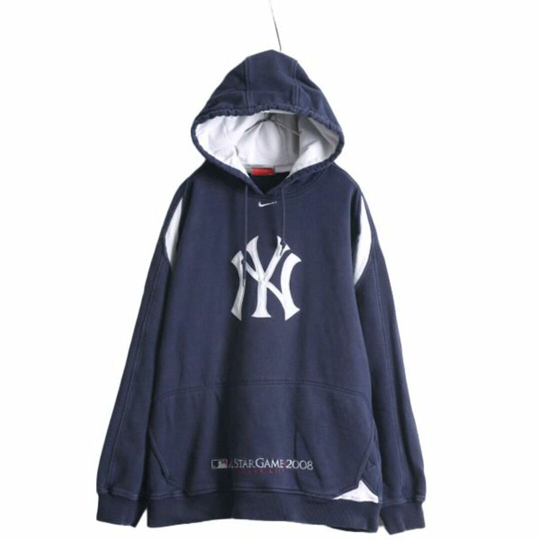 NIKE - MLB オフシャル ナイキ ヤンキース スウェット フード パーカー