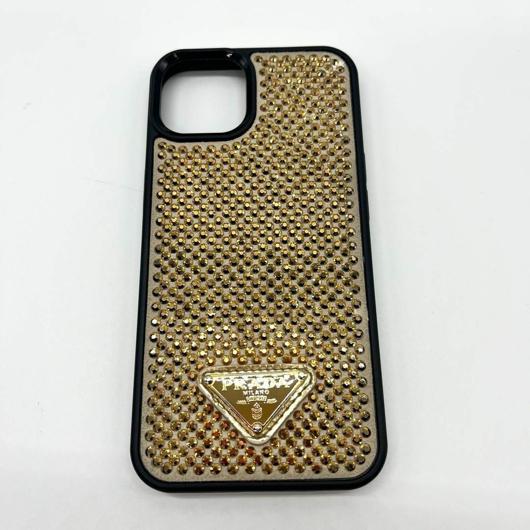 PRADA - PRADA/iPhone 13 Proケース/ラインストーンの通販 by
