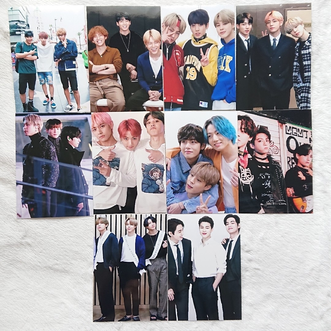 防弾少年団(BTS) - ジミン テテ ジョングク L版 写真 10枚セット BTS