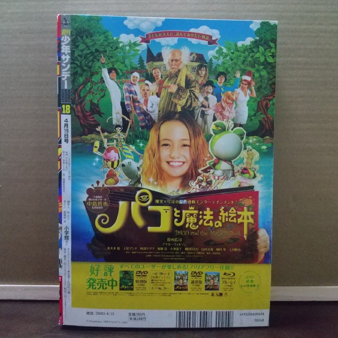 小学館 - 週刊少年サンデー 2009年4月15日号※ハヤテのごとく巻頭