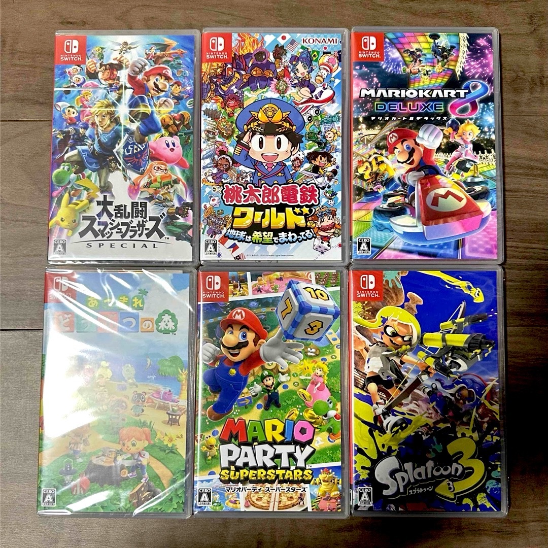 Nintendo Switch - Nintendo Switch ソフト6本 新品未開封の通販 by た
