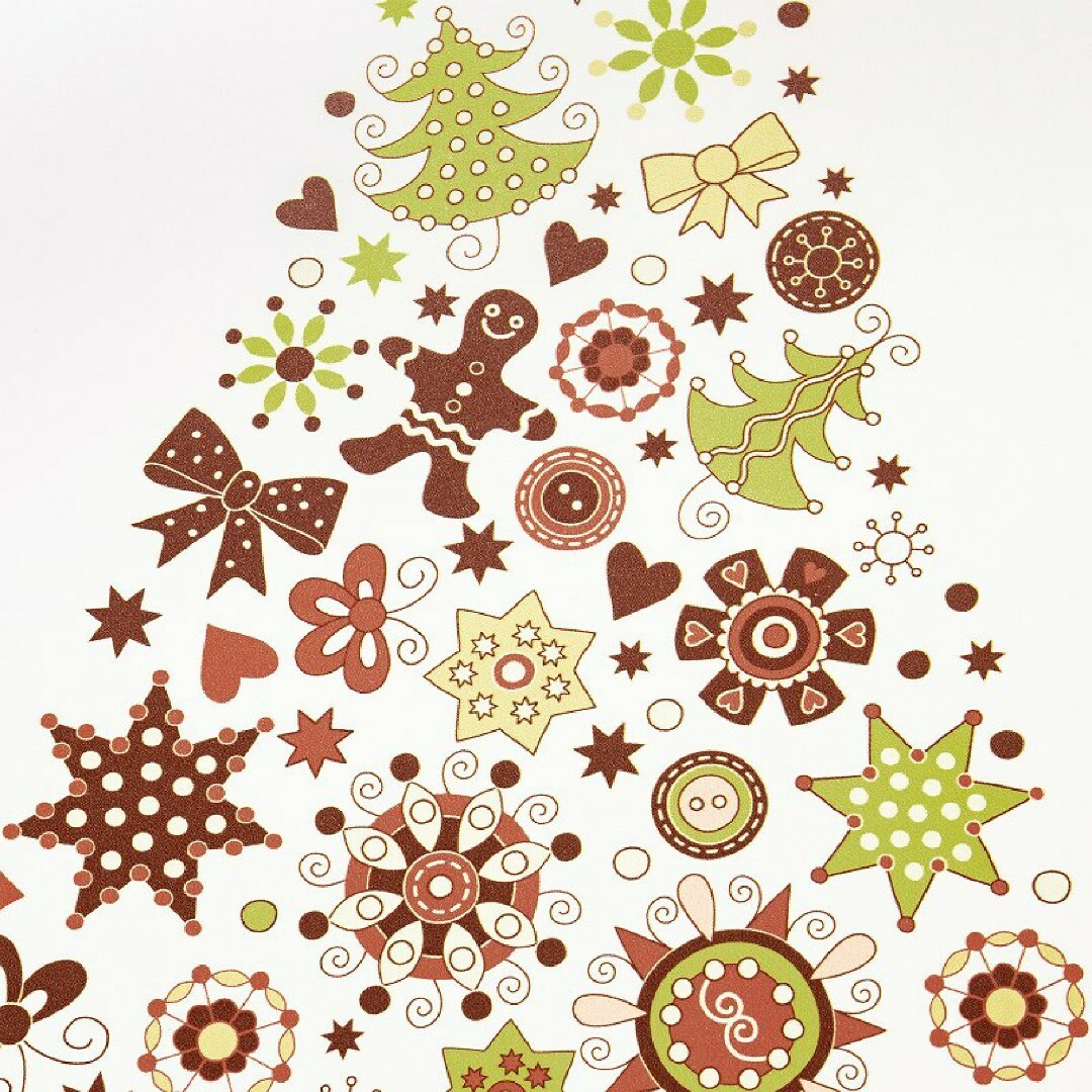 デザイン看板】クリスマスツリー白☆ポスター絵アートパネル壁かわいい