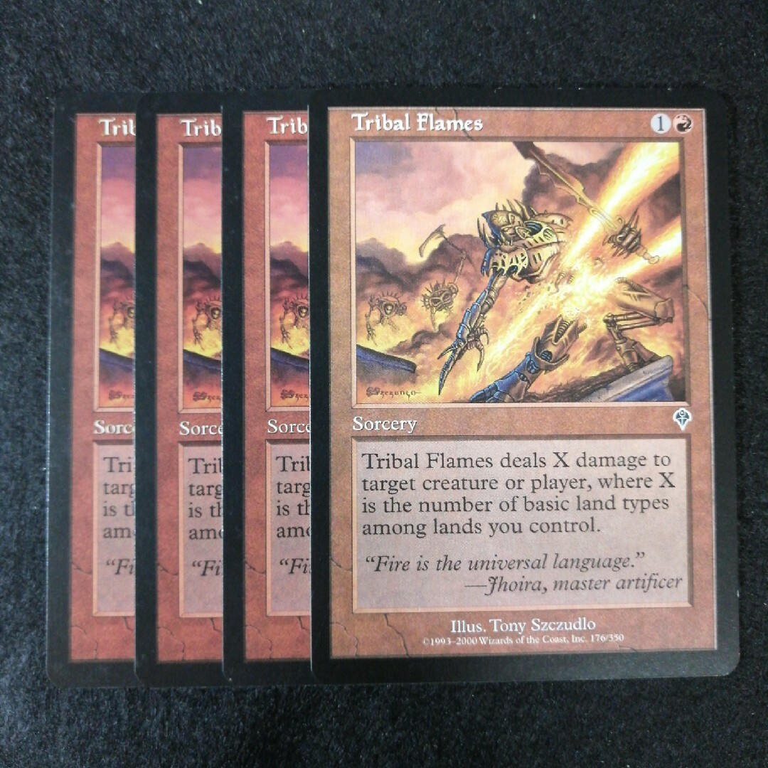 MTG 部族の炎 英語4枚セット INV版の通販 by ラドラ's shop｜ラクマ