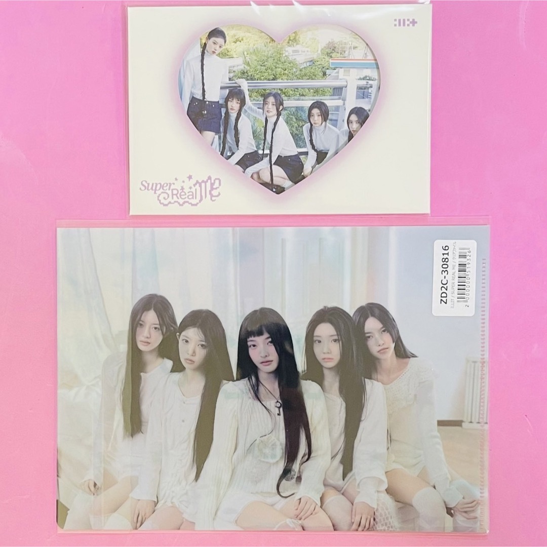 ILLIT アイリット weverse特典＋ユニバ特典 クリアファイル ビジュの