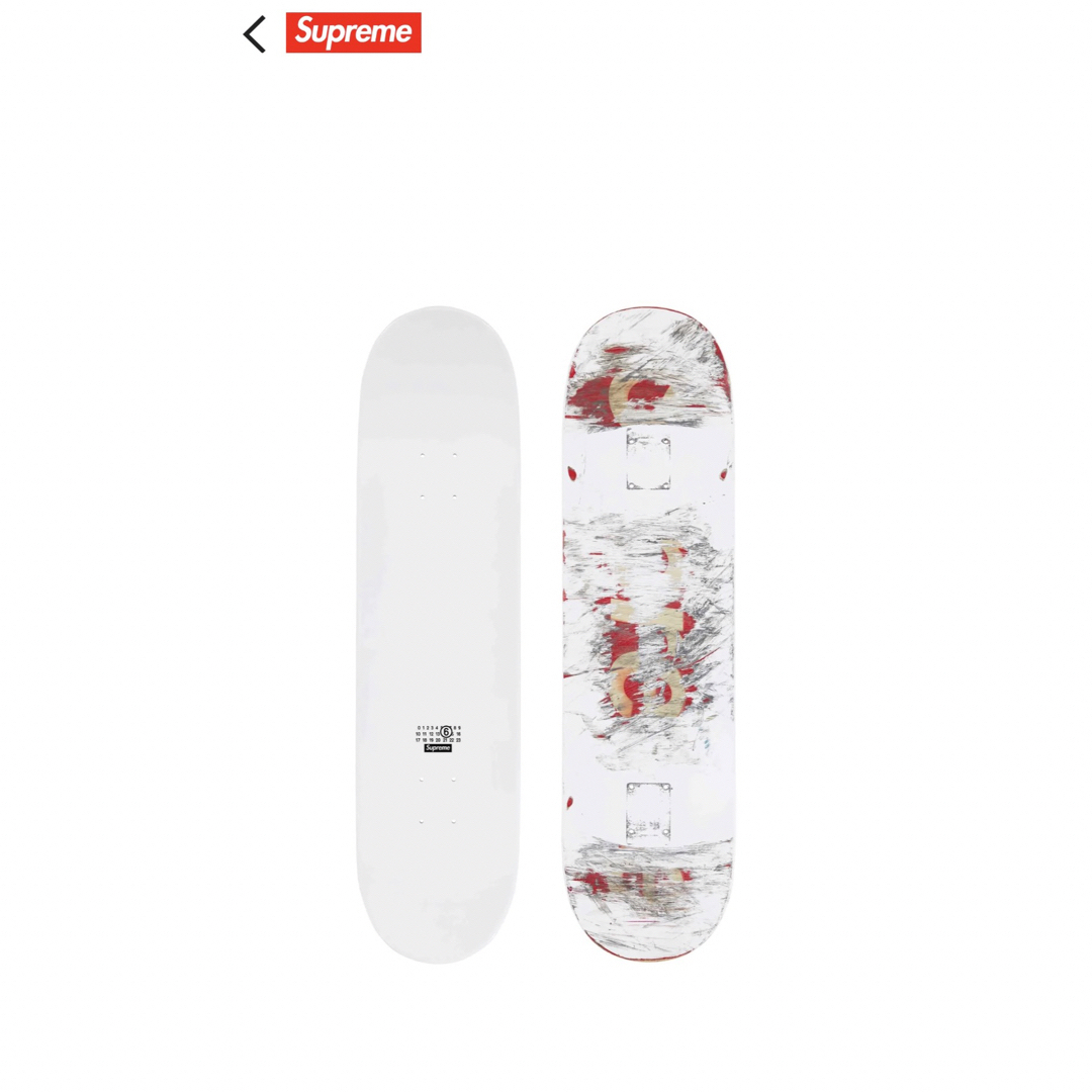 Supreme - Supreme MM6 Maison Margiela Skateboard 白の通販 by END