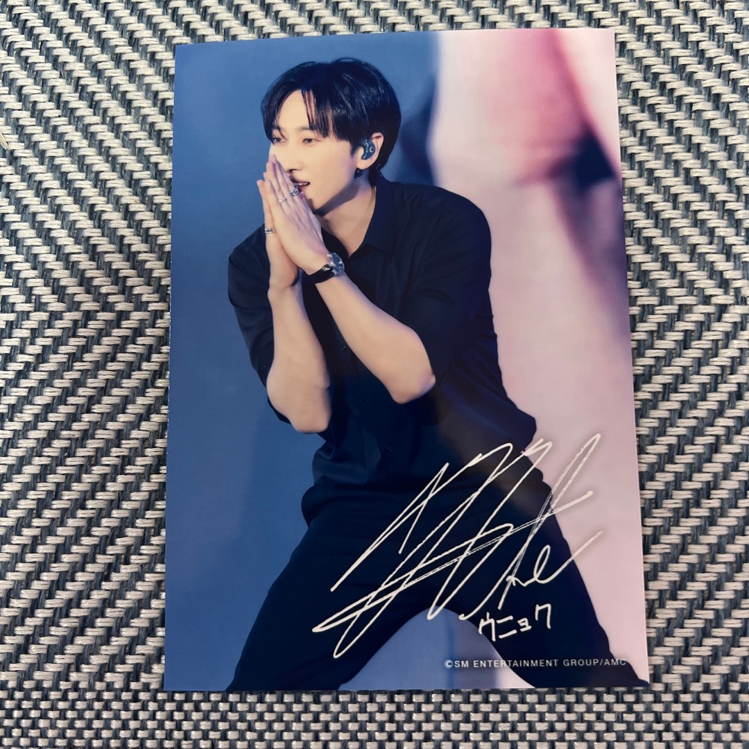 SUPER JUNIOR - SUPER JUNIOR ウニョク サイン入りブロマイド L判