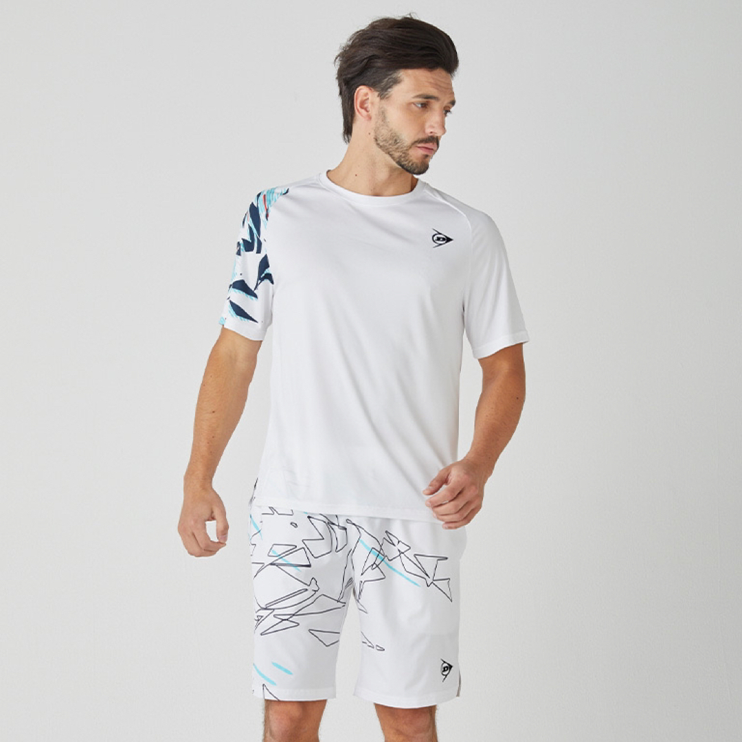 DUNLOP - DUNLOP ダンロップ テニス ショートパンツ DAS2191白 メンズM