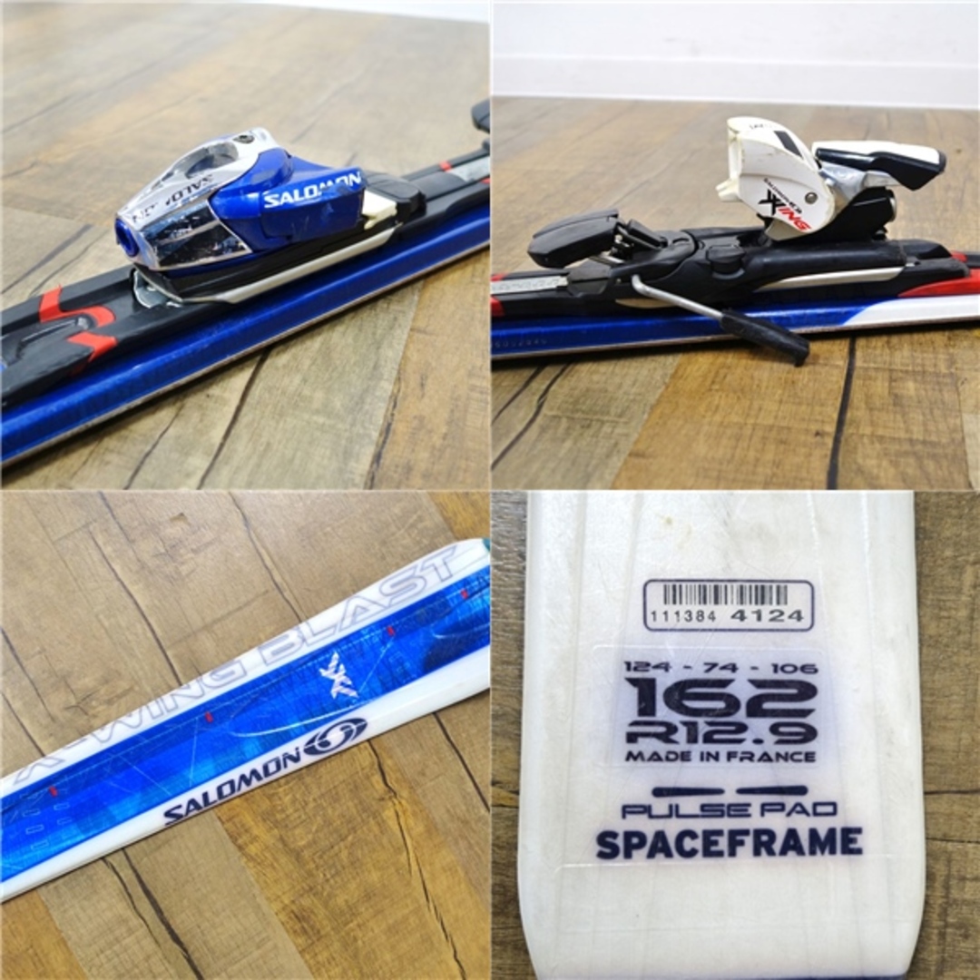 サロモン SALOMON X-WING BLAST 162cm センター74mm ビンディング