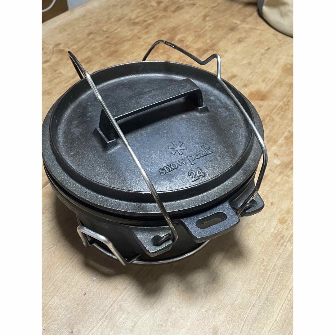 廃盤希少 スノーピーク和鉄ダッチオーブン28 収納ケース チャコール