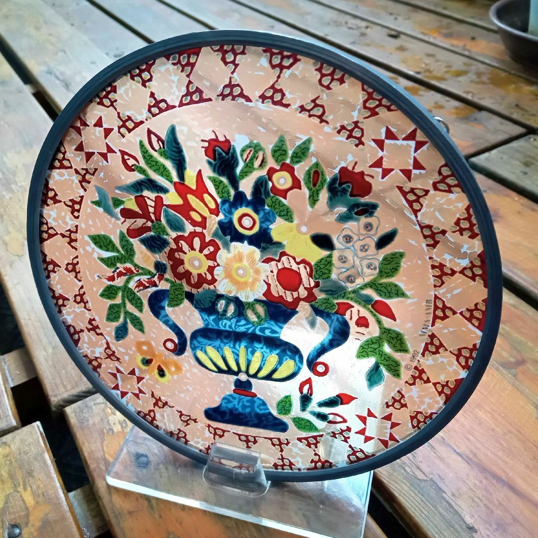 古代エジプト キルト柄花瓶 メトロポリタン美術館 ヴィンテージ