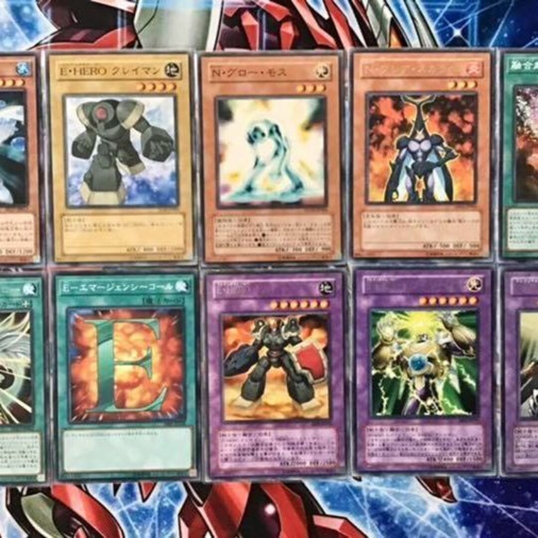 遊戯王 - 本格構築【十代HEROネオス 】デッキ＆EX15枚＆二重スリーブ