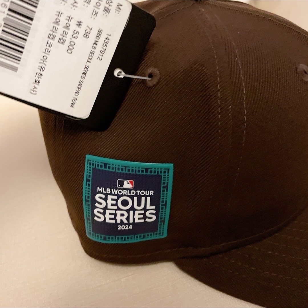 NEW ERA - 希少 2024 MLB ソウルシリーズ キャップ パドレス 59FIFTYの