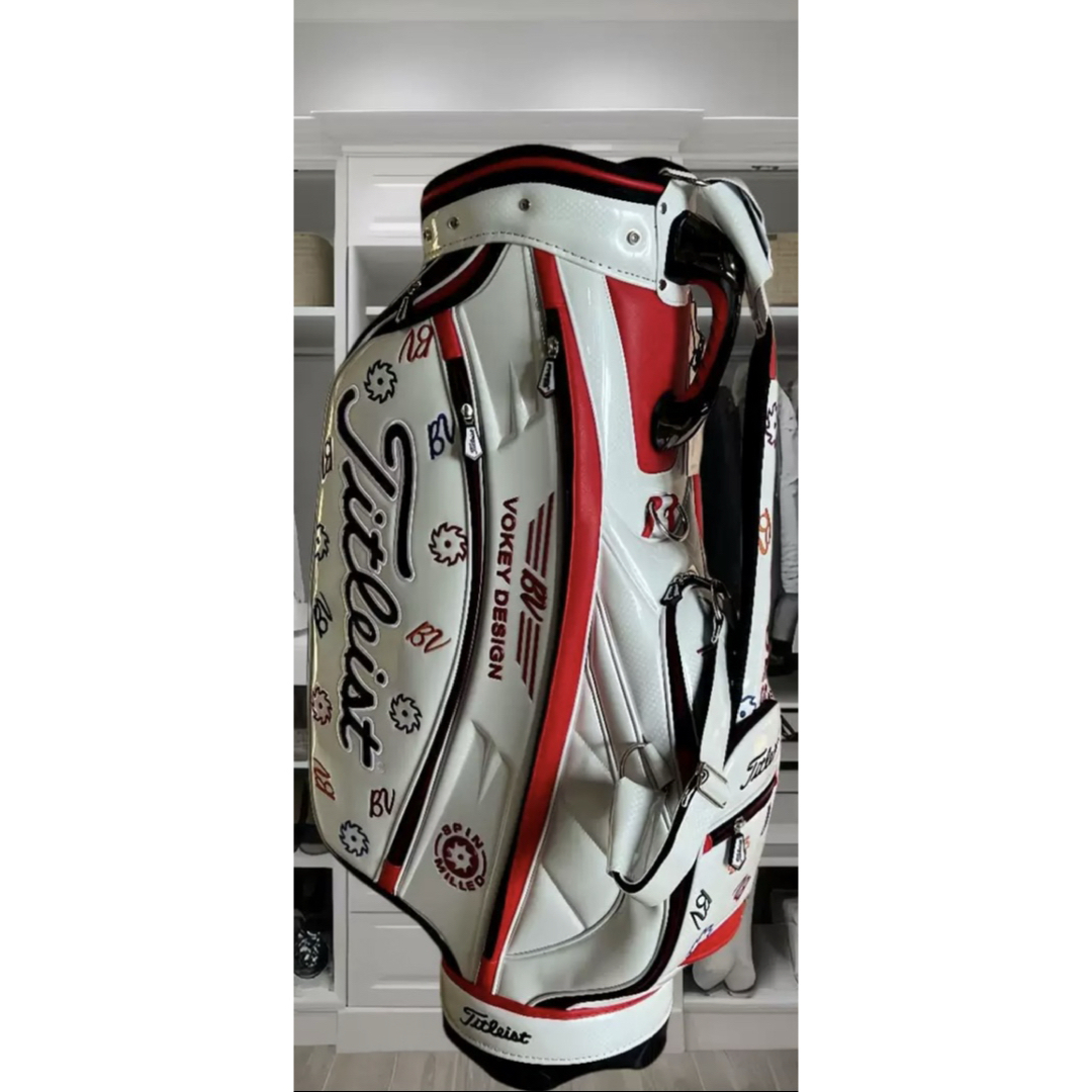 キャディバッグ PUレザー スポーツゴルフバッグ メンズゴルフバッグ