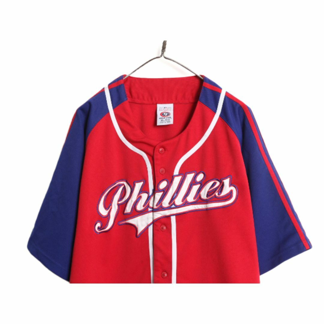 MLB オフィシャル TRUE FAN フィリーズ ベースボール シャツ メンズ XL