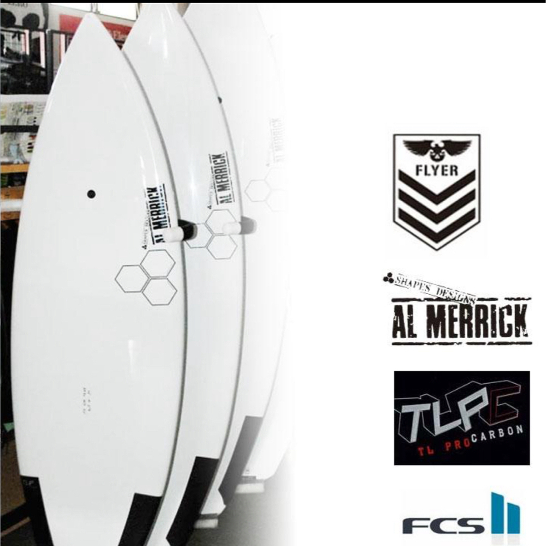 アルメリック ニューフライヤー 5´6サーフボード フィン付き サーフ