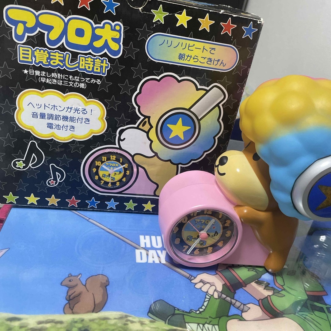 サンエックス - 希少 レア アフロ犬目覚まし時計 廃盤の通販 by 🉐同梱