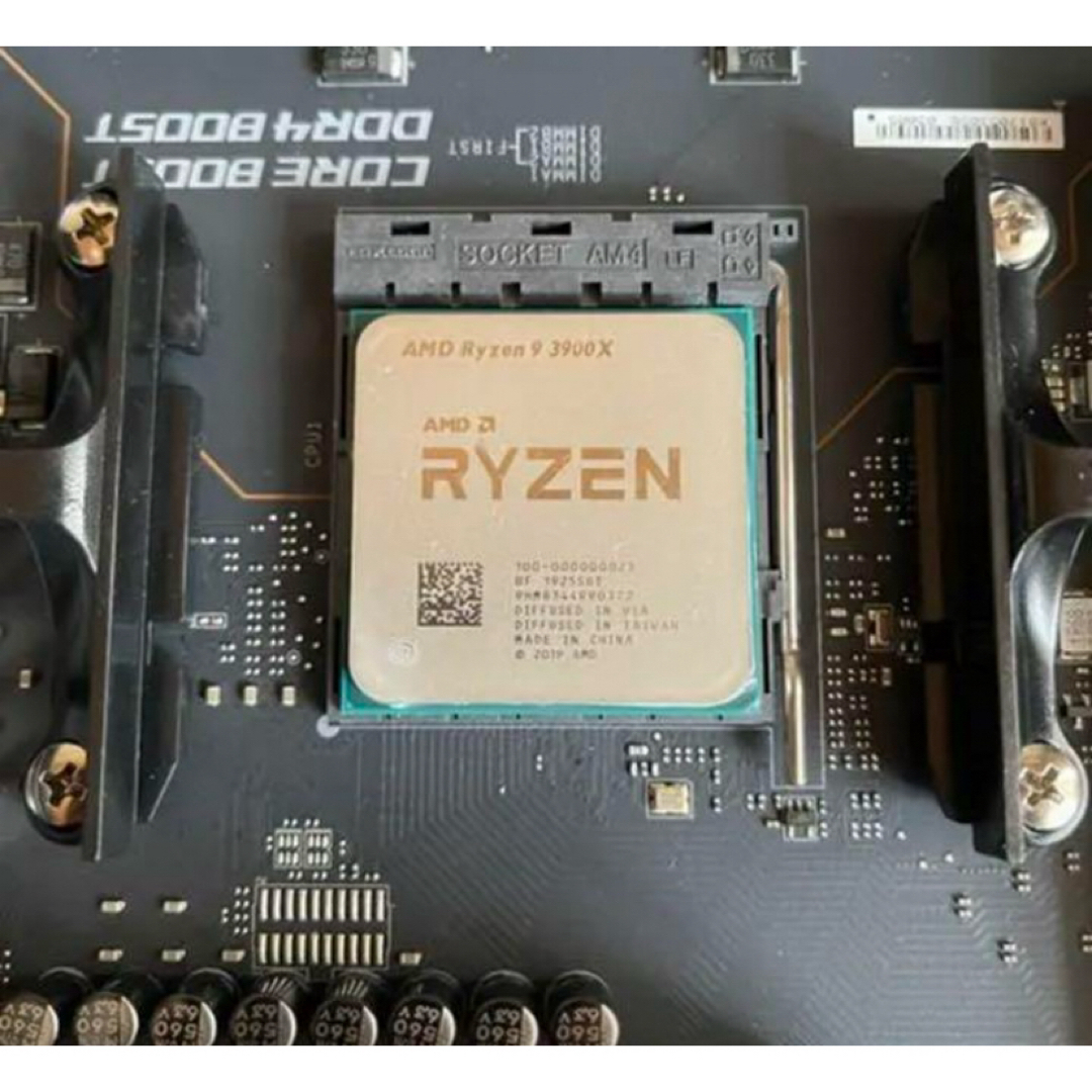 美品 AMD Ryzen 9 3900X 付属品クーラー未使用 日本国内正規品の通販