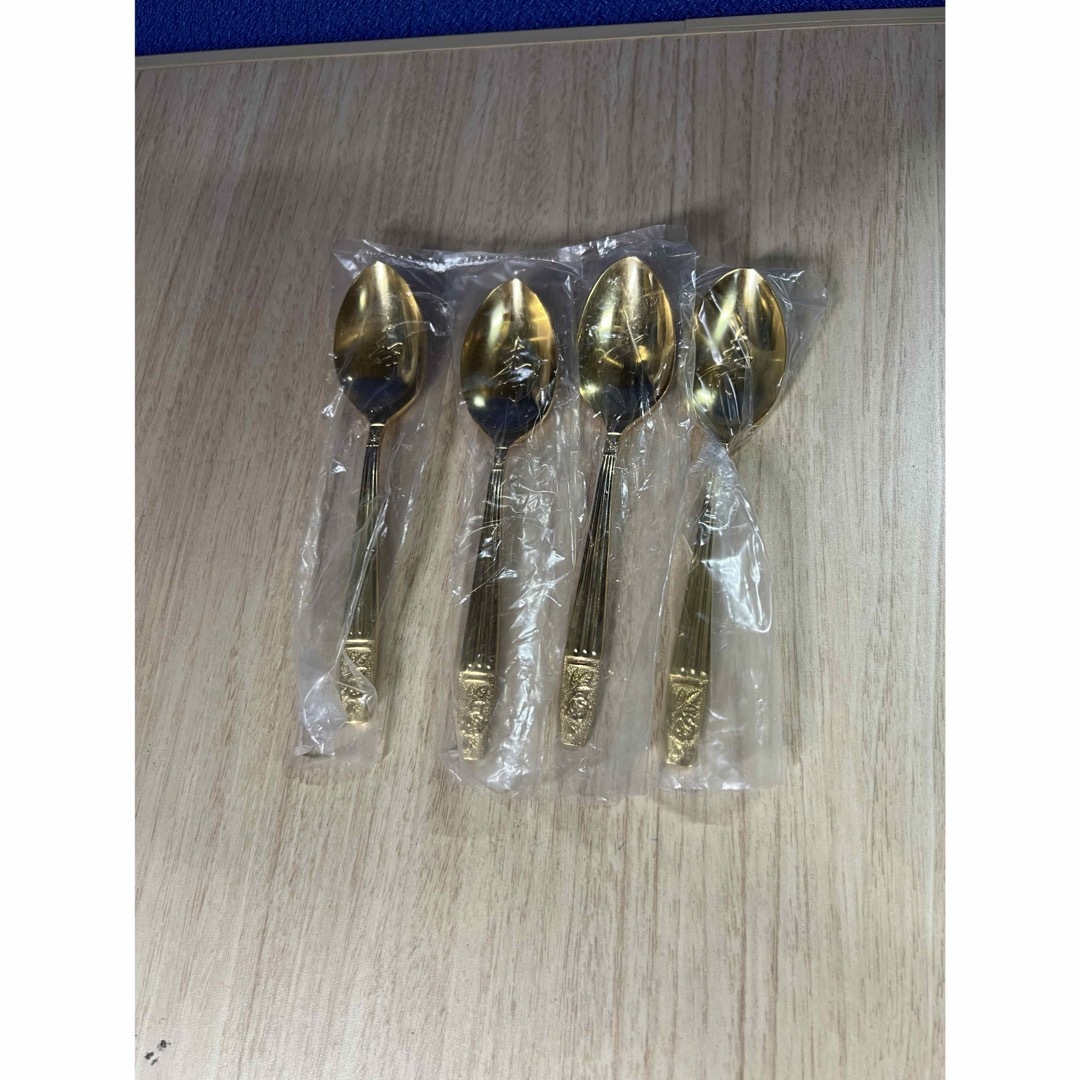 NICKEL SILVER ニッケルシルバー スプーン 4枚 ティースプーン の通販