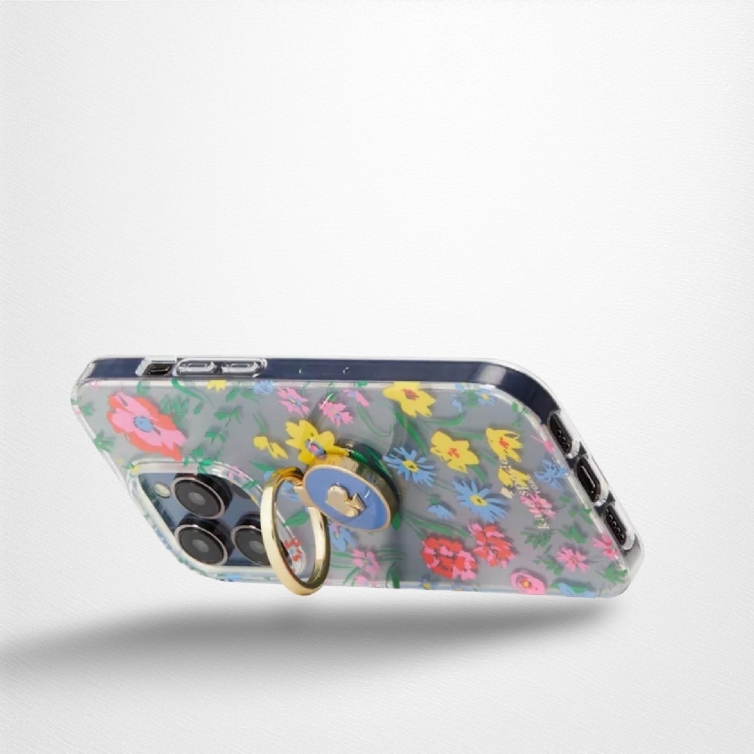 ケイトスペード iPhone14Proケースクリームマルチ KB612