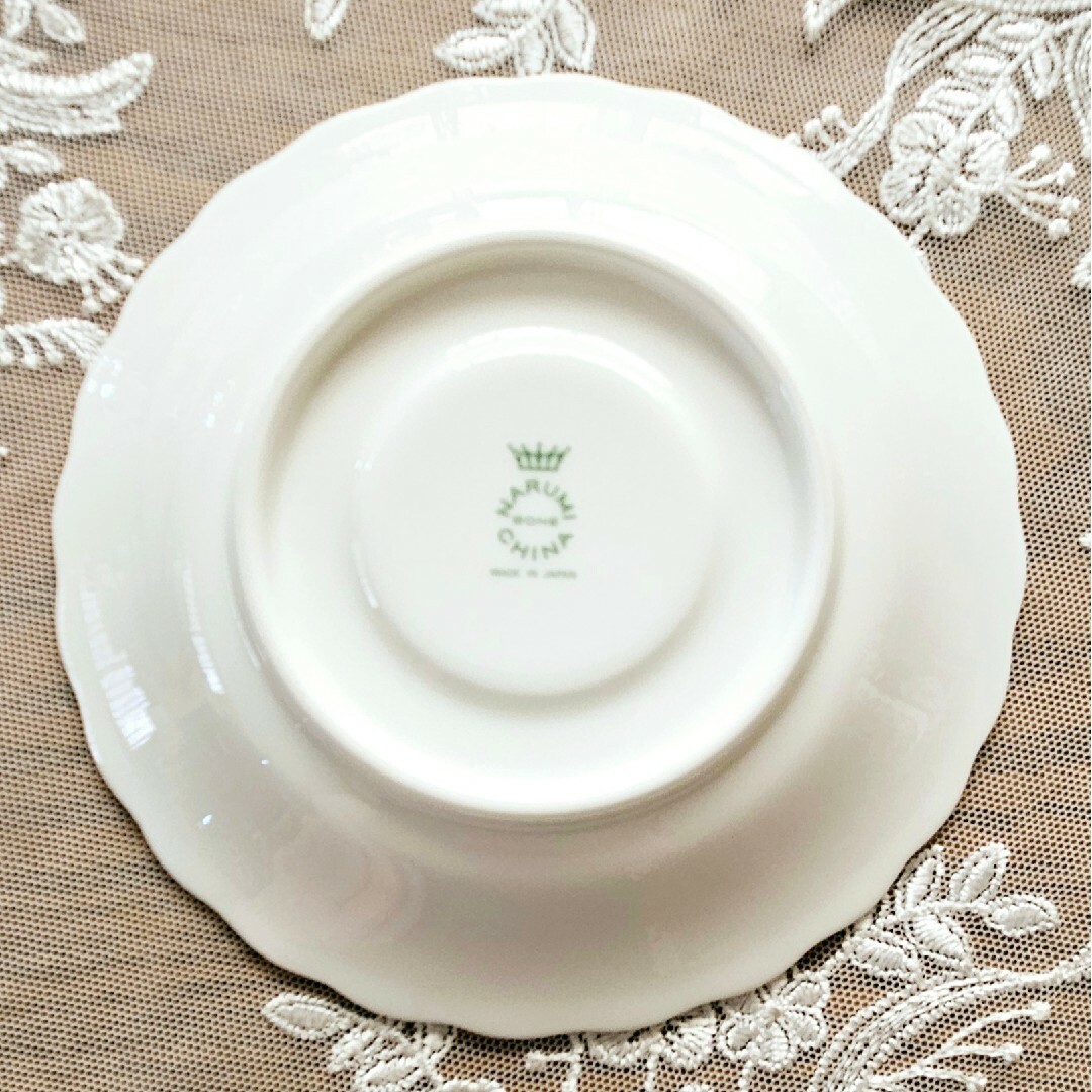 NARUMI - ナルミ シルキーホワイト エイプリルローズ カップ&ソーサー