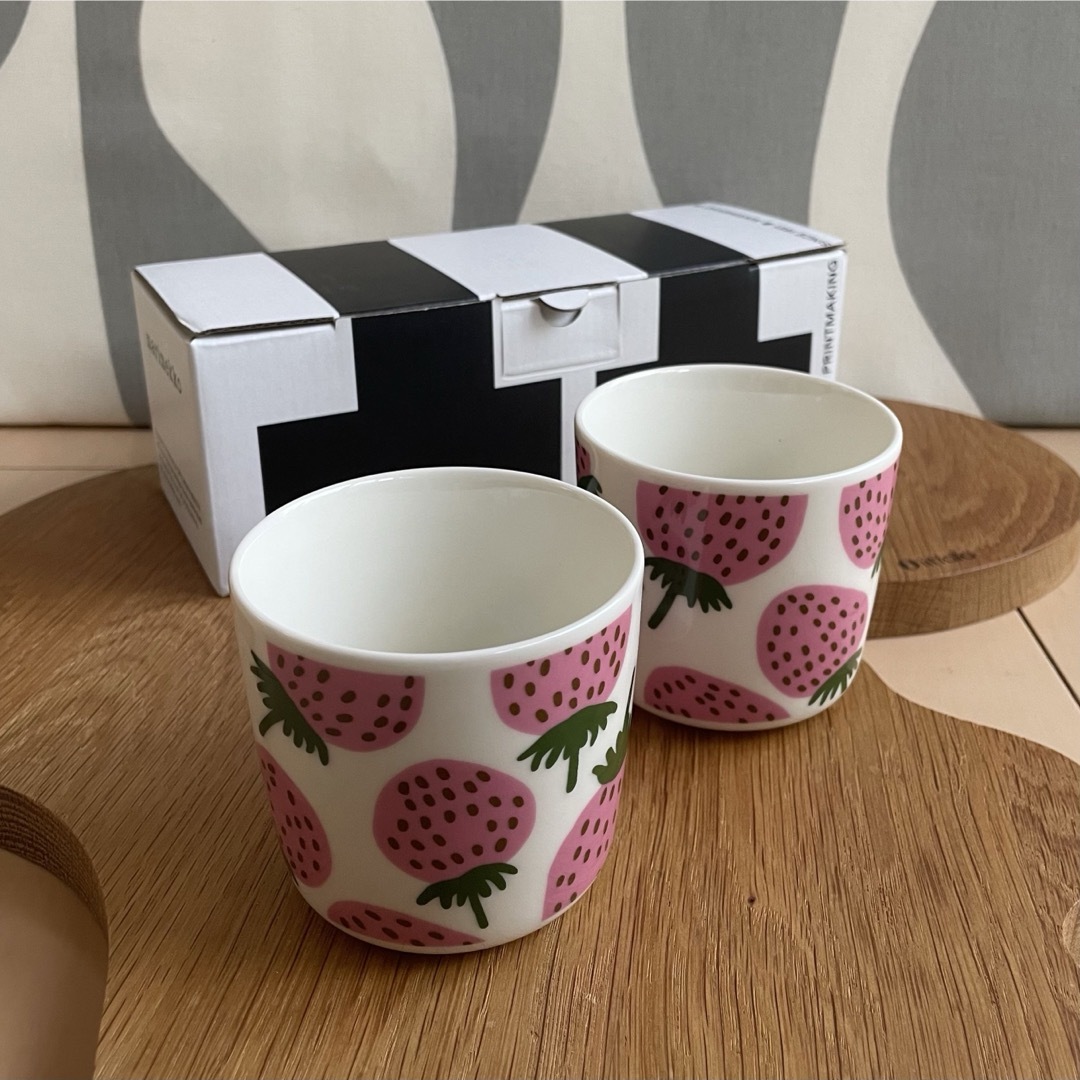 marimekko - 国内正規品 新品 2個 マリメッコ MANSIKKA マンシッカ