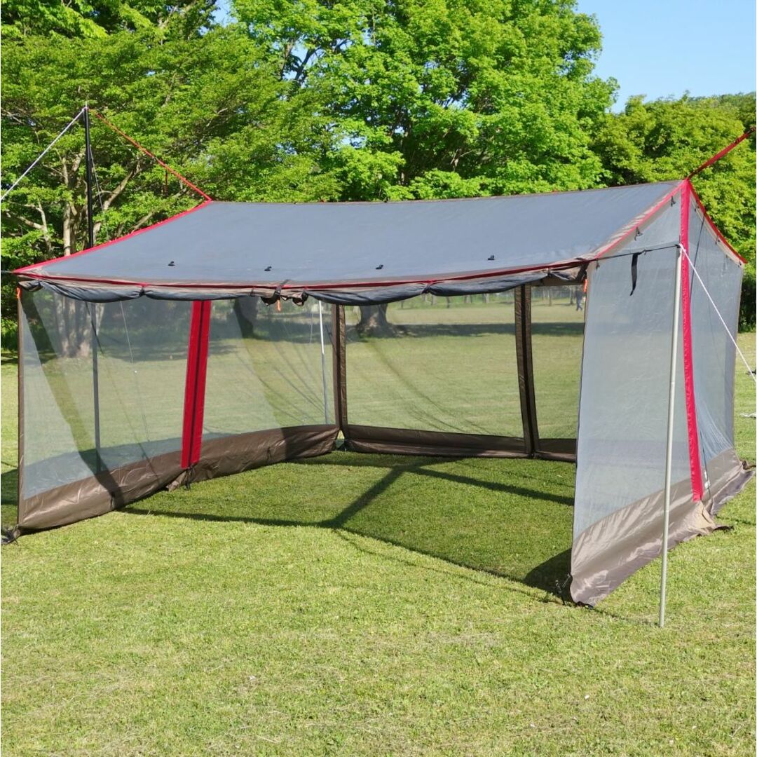 美品 スノーピーク snowpeak タープスクリーンレクタL TP-401 メッシュ