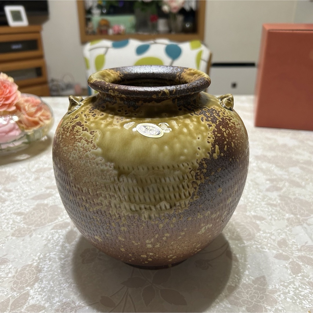 信楽焼 花瓶 壺の通販 by はちみつ's shop｜ラクマ