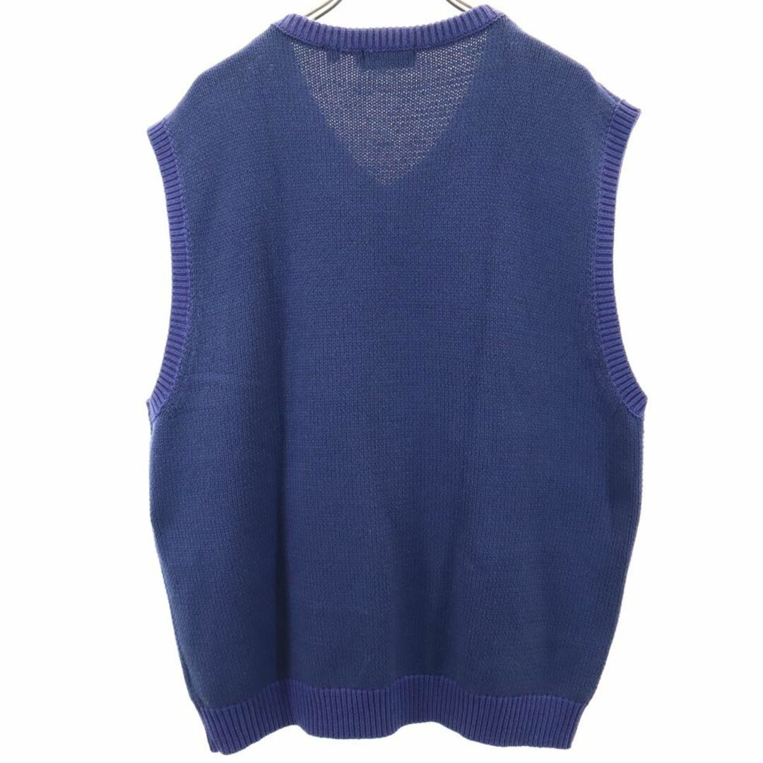 XLARGE - エクストララージ ニット Vネック ベスト XL ネイビー系