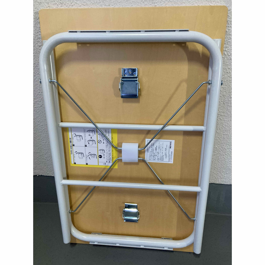 MUJI (無印良品) - 無印良品 折りたたみ スチールパイプ テーブル MUJI