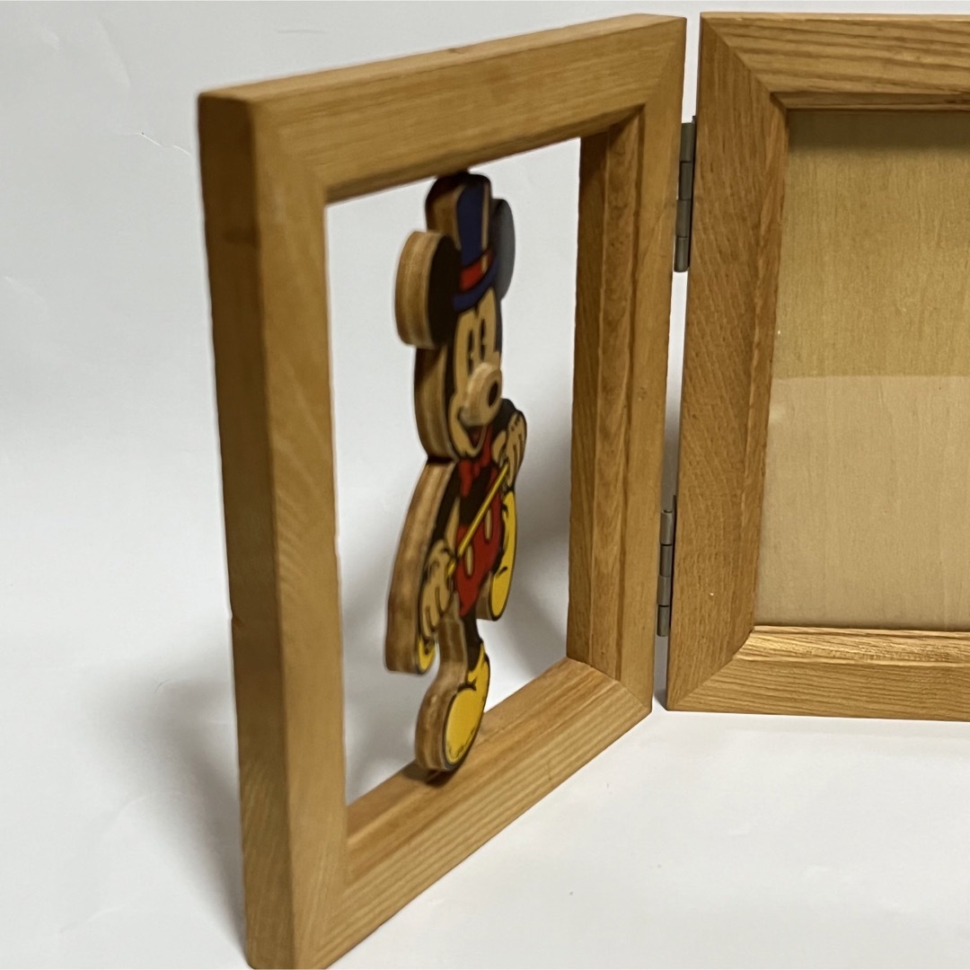 ミッキーマウス - ミッキーマウス 写真立て フォトフレーム 木製