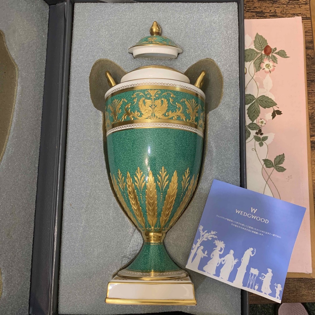 WEDGWOOD - 希少ウェッジウッド コロンビア パウダーグリーン シャ