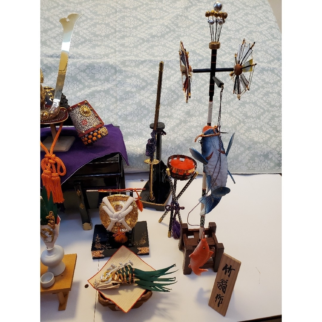 お値下げしました！】五月人形 兜飾り 端午の節句 弓矢 刀 鯉のぼり