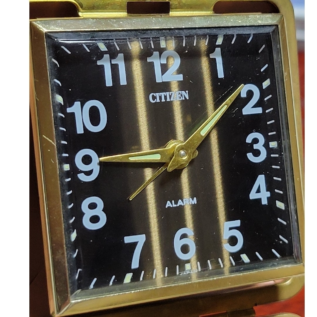 CITIZEN - 【昭和レトロ】 シチズン 手巻き式トラベル時計 アラーム