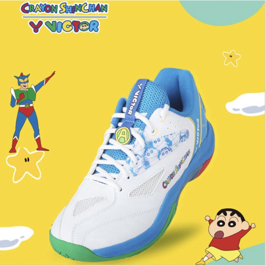 26.5cm Victorビクター クレヨンしんちゃん バドミントンシューズの