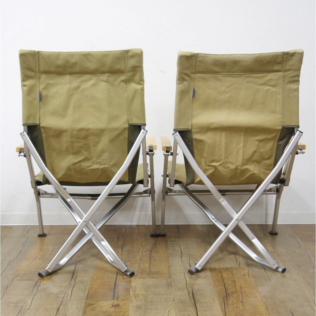 スノーピーク snowpeak ローチェア30 カーキ 2台セット 収納ケース付き