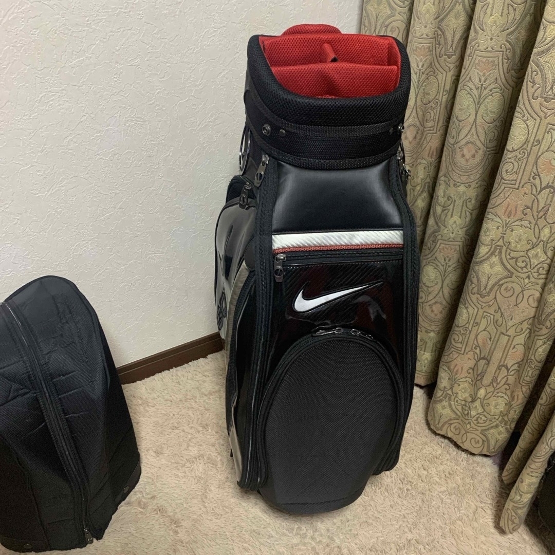 NIKE - 超カッコ良い‼️人気のNIKE GOLFブラック キャディバッグの通販