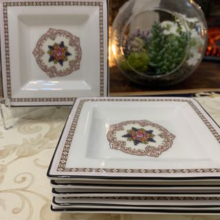 WEDGWOOD - 未使用 ウェッジウッド フロレンティーン ピンク スクエア