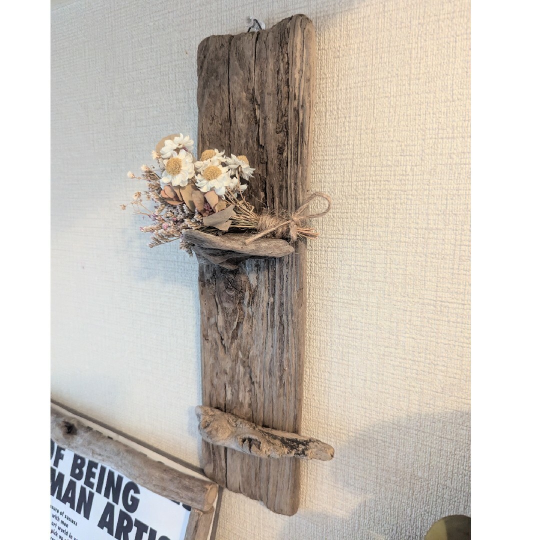 壁掛けラック 流木インテリア アンティークの通販 by riido.made's