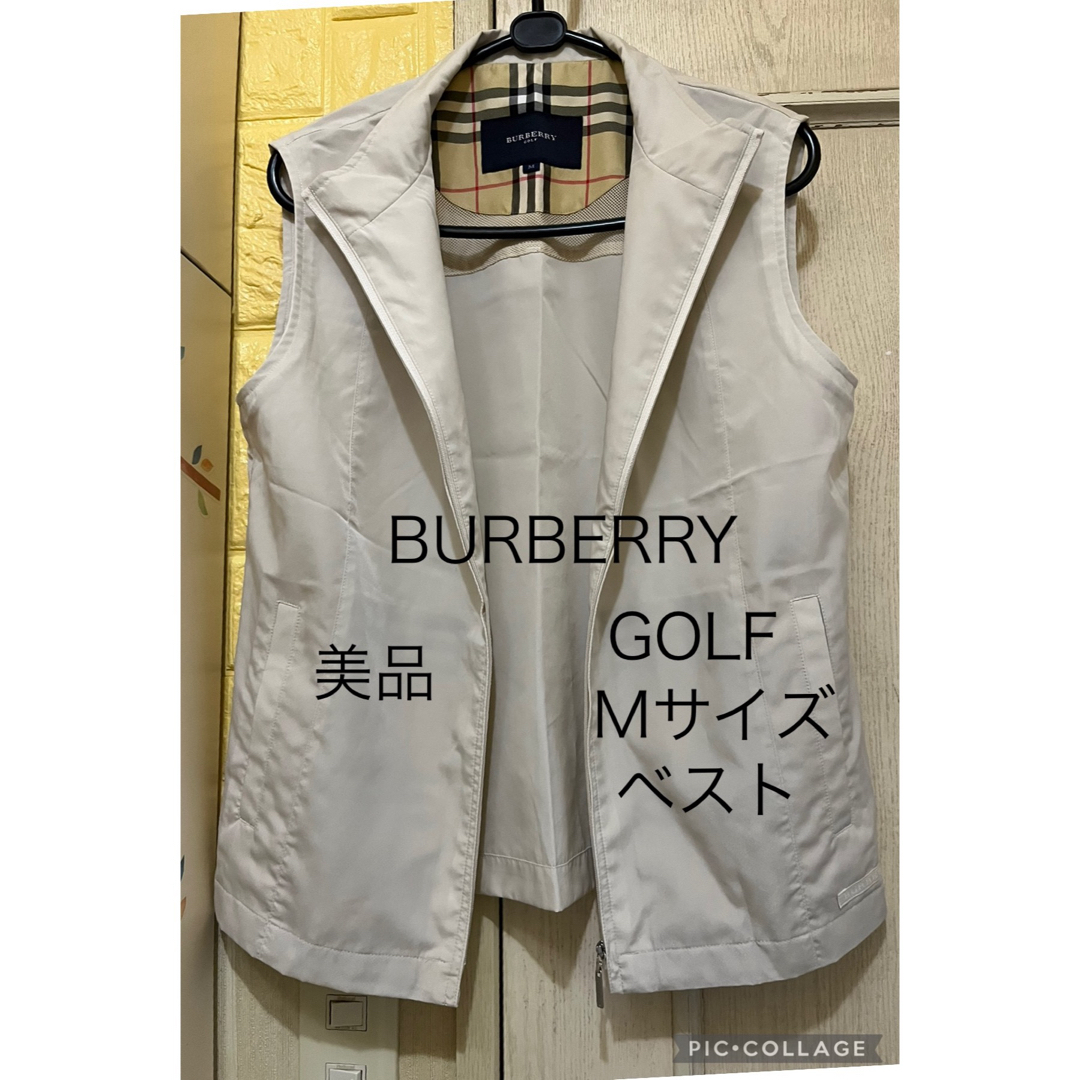 BURBERRY - 【美品】BURBERRY GOLF ベスト レディースMサイズの通販 by