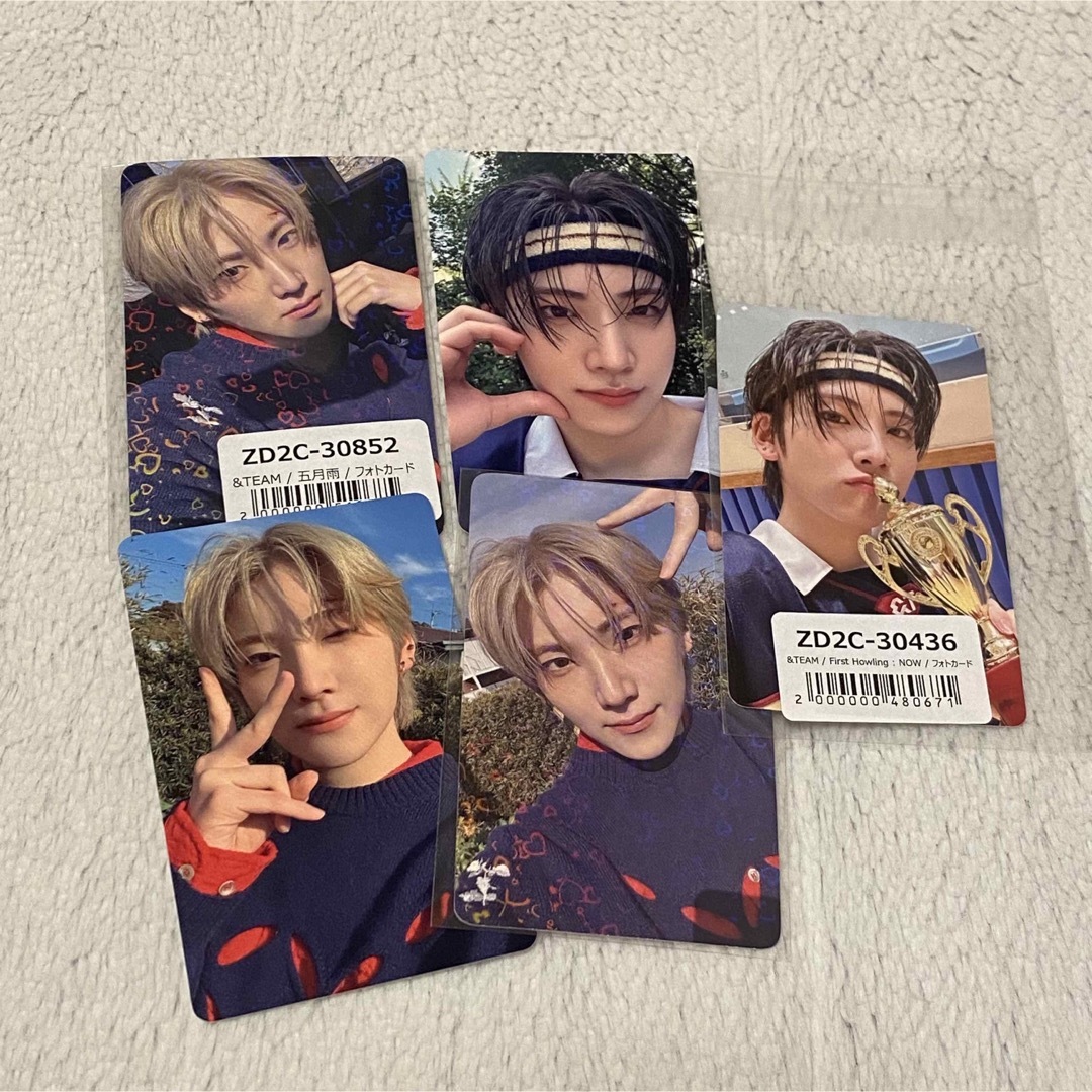 &TEAM - &TEAM ユウマ YUMA トレカセット 5枚の通販 by n's shop｜エン