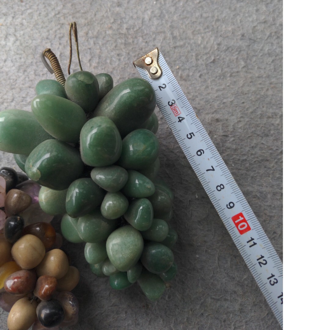 石 葡萄 ぶどう 置物 オブジェ/天然石 翡翠 鑑賞石 アベンチュリンの