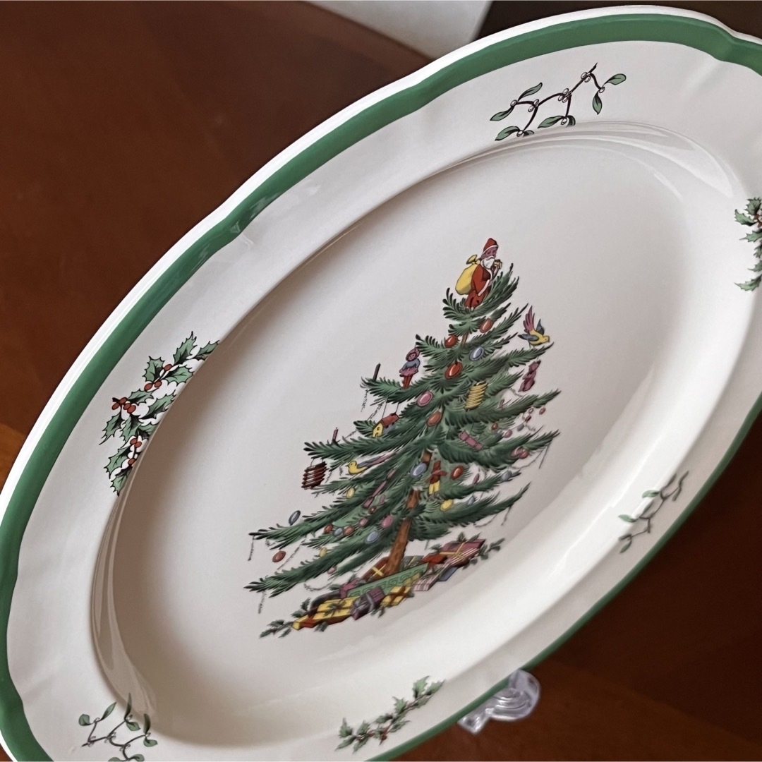 美品】英国製 スポード ☆クリスマスツリー☆パーティプレートの通販